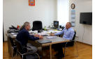 Министр Олег Панькин провел встречу с директором баскетбольного клуба «Надежда»