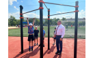 В Оренбурге открыли многофункциональную спортплощадку нового поколения